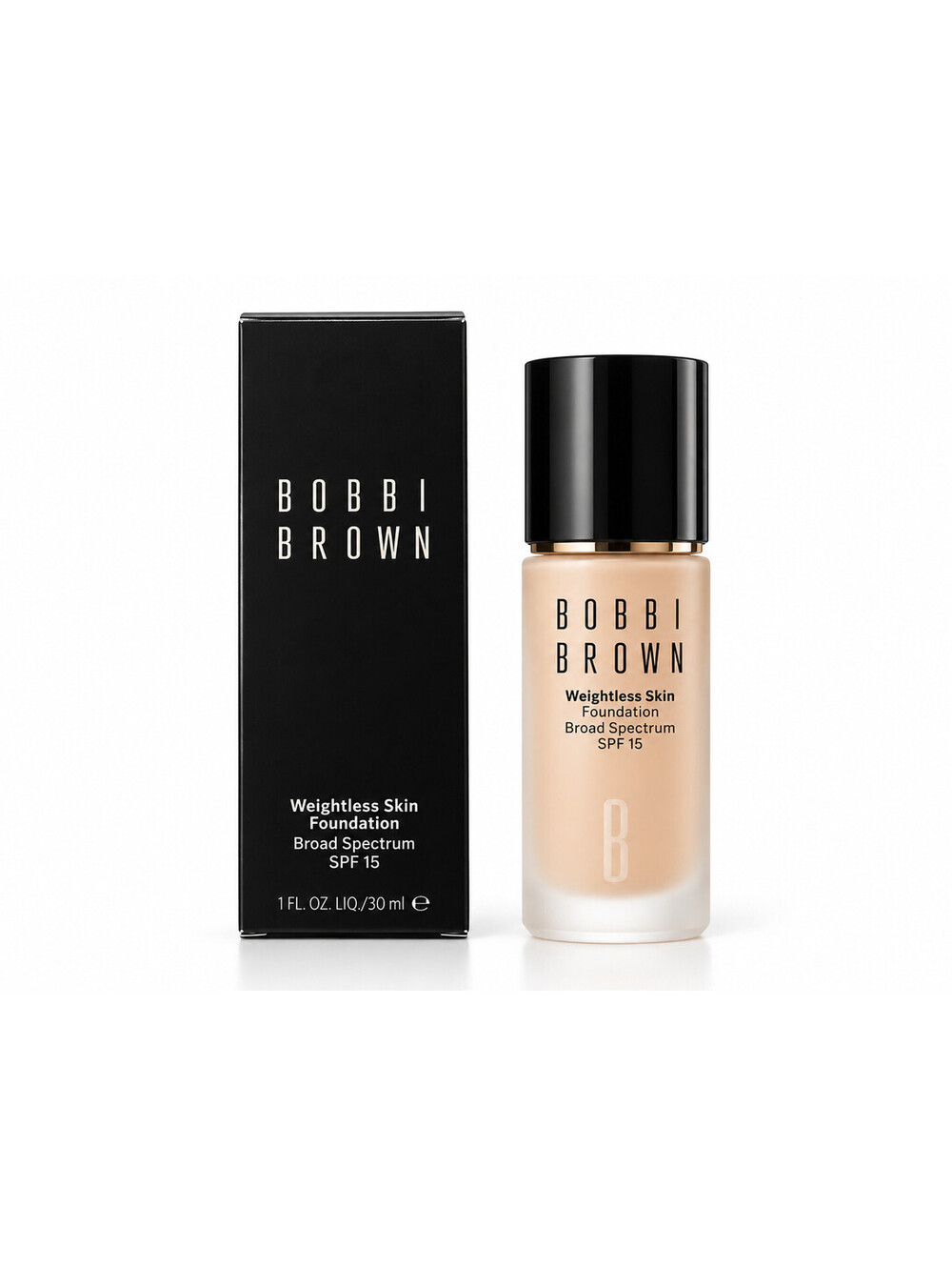 Bobbi Brown Weightless Skin Foundation SPF 15 - W-026 Warm Ivory - 1oz/30ml-NIB
